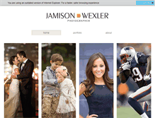 Tablet Screenshot of jamisonwexler.com